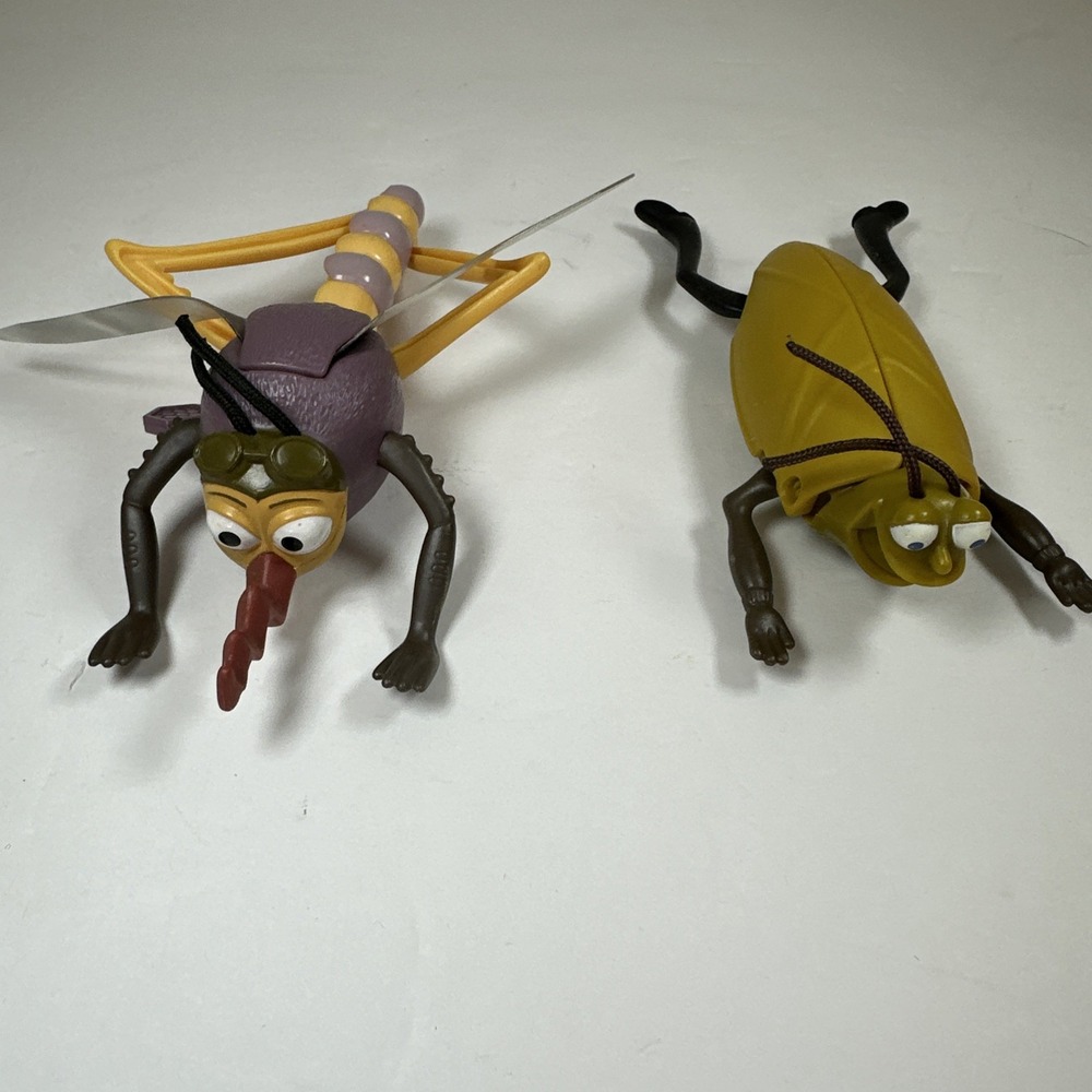 2007 McDonald's DreamWorks Bee Movie Wally The Waterbug‎ Mooseblood Mosquito